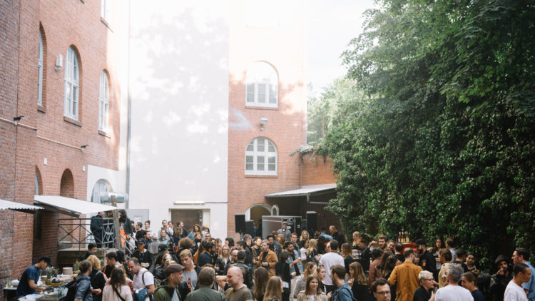 A photo from The Creative Code launch event outside Factory Berlin Görlitzer Park.