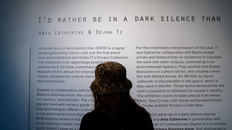 Factory Berlin Artists in Residence Ania Catherine & Dejha Ti - By Appointment Only, 'I'd rather be in dark silence than'